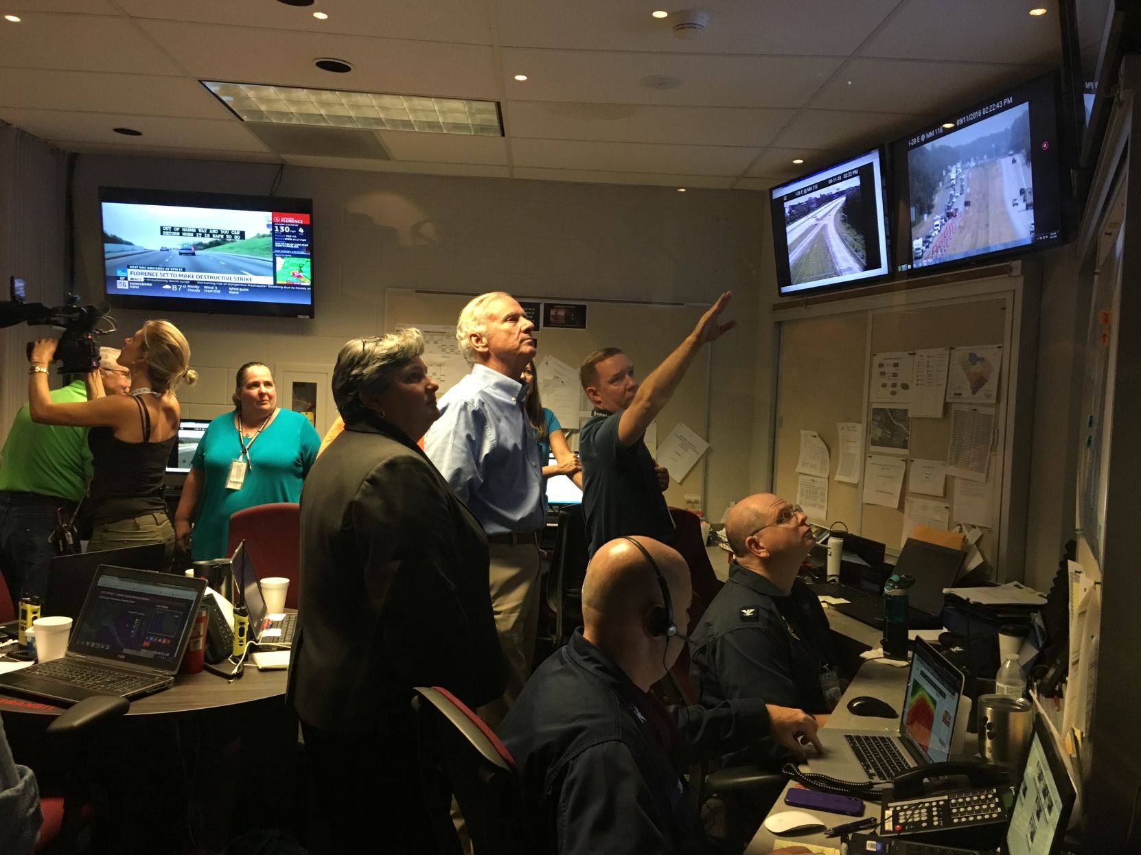 McMaster looks at evacuation routes (copy)